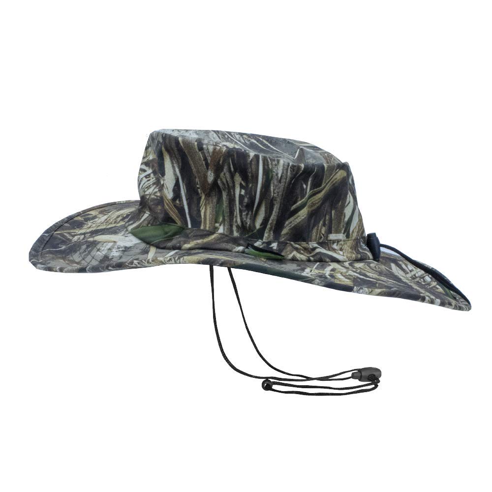 Frogg Toggs Pilot II waterproof boonie hat in Realtree Max-5 pattern - front view