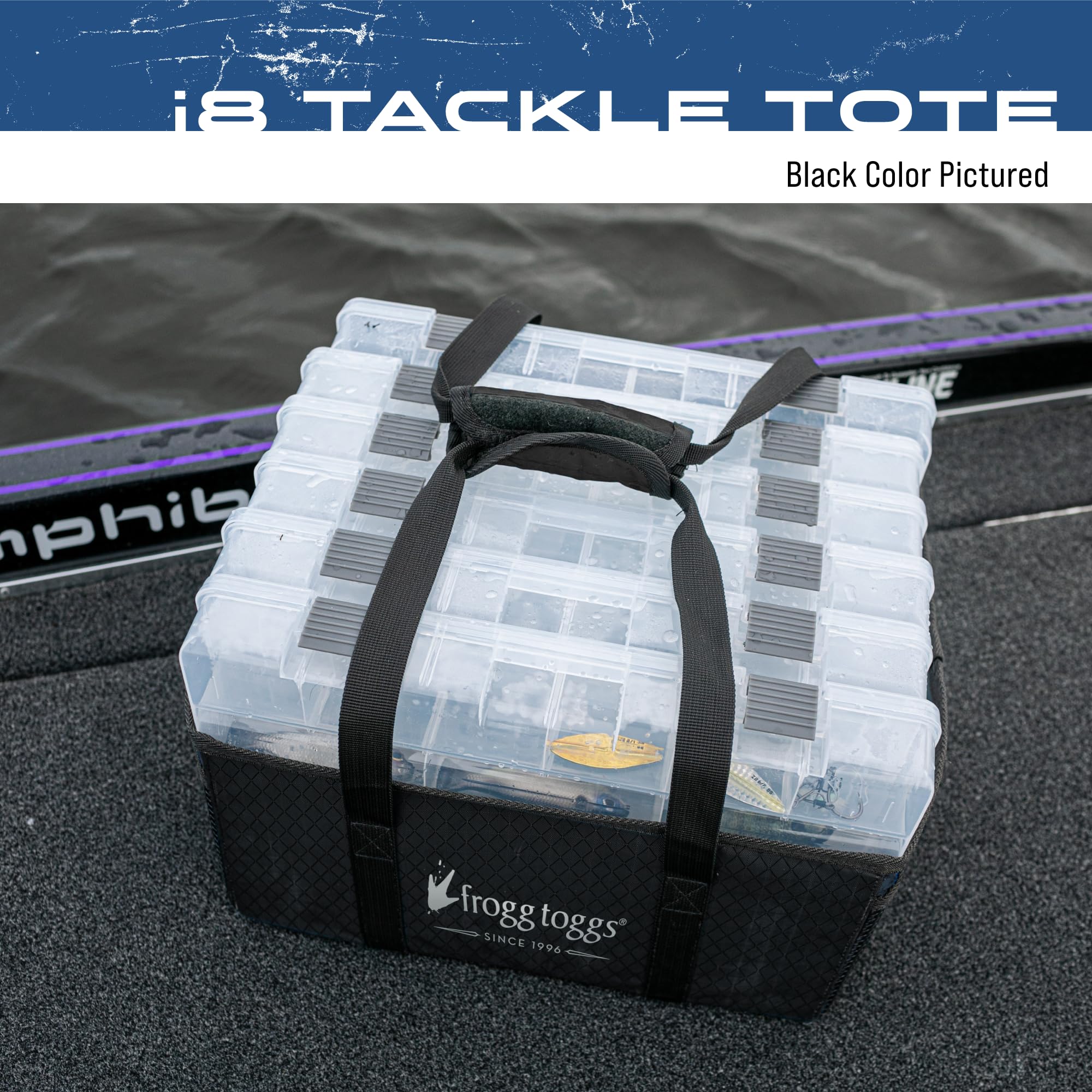 FROGG TOGGS tray tote weather-resistant ripstop fabric durable