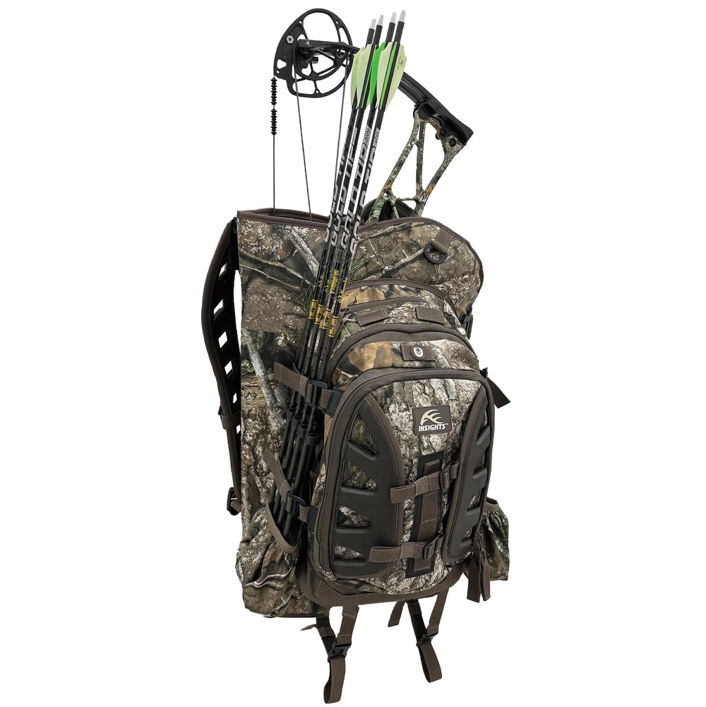 Frogg Toggs V2 Vision Bow Pack camo front view shows camouflage pattern for field use