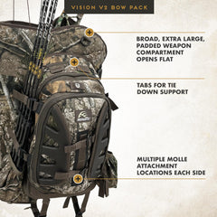 Frogg Toggs V2 Vision Bow Pack ergonomic straps and cool mesh back panel