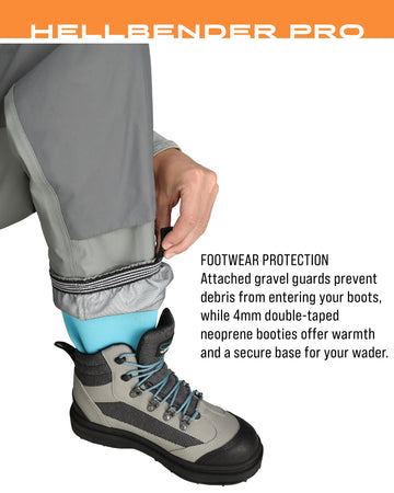 FROGG TOGGS Hellbender Pro neoprene booties keep feet warm and dry