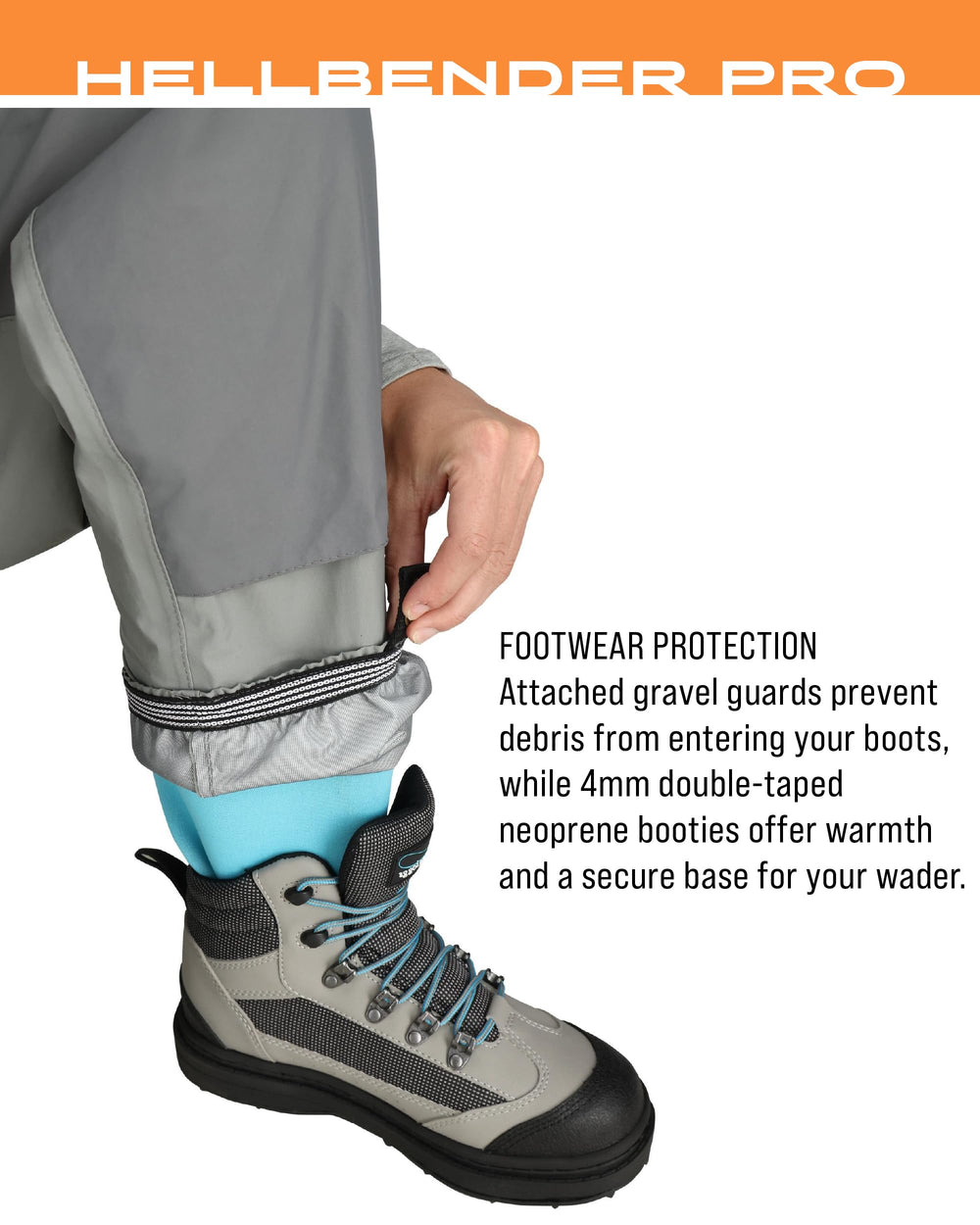 FROGG TOGGS Hellbender Pro neoprene booties keep feet warm and dry