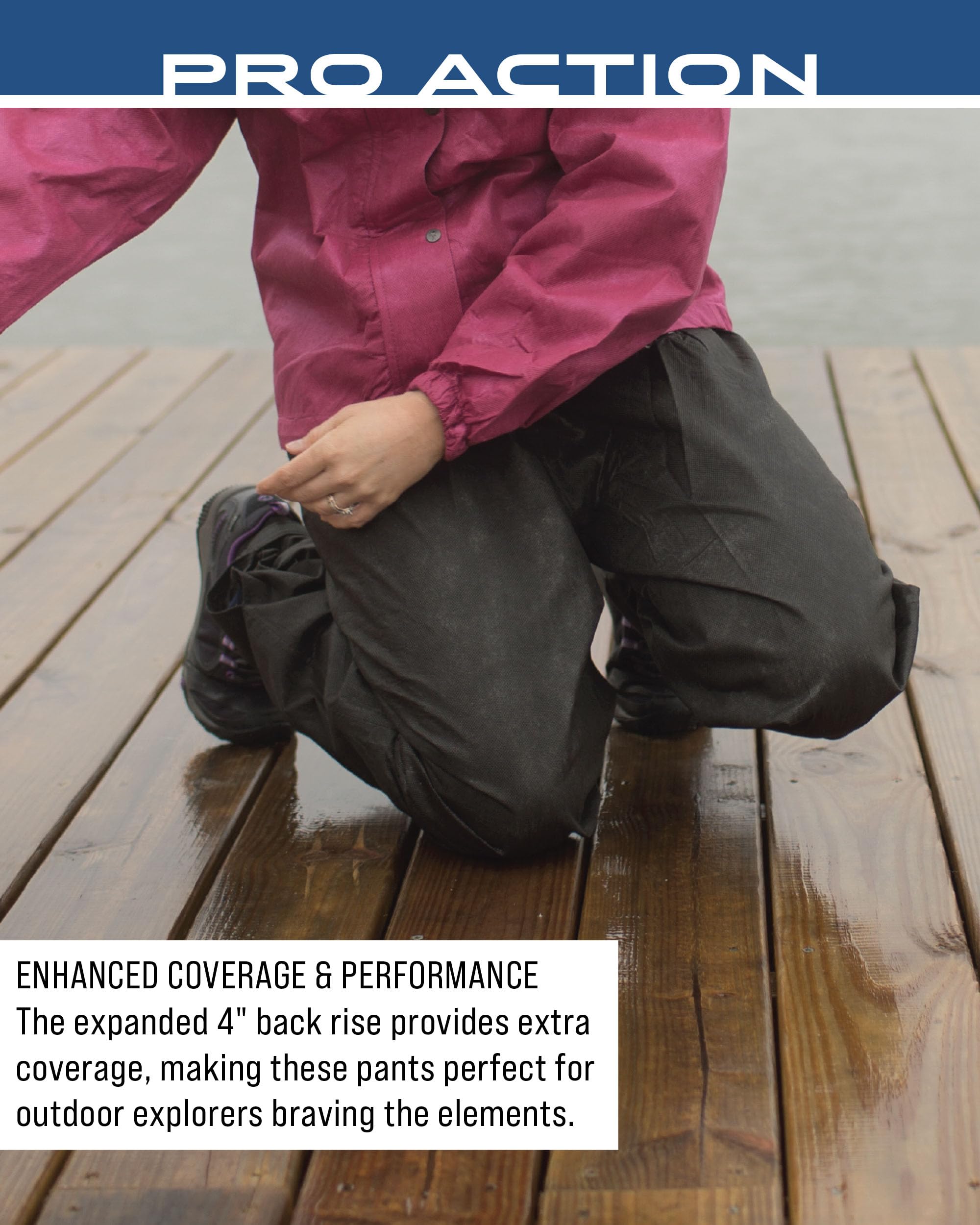 Frogg Toggs Pro Action Pant DRIPOR GEN2 fabric for durable protection.