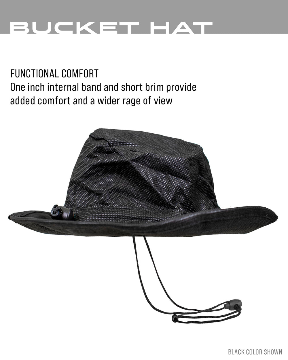 FROGG TOGGS bucket hat offers sun and rain protection for all outdoor activities