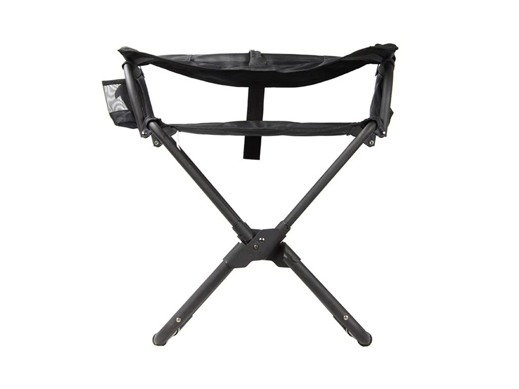 Front Runner Expander Chair shows media pocket and device access