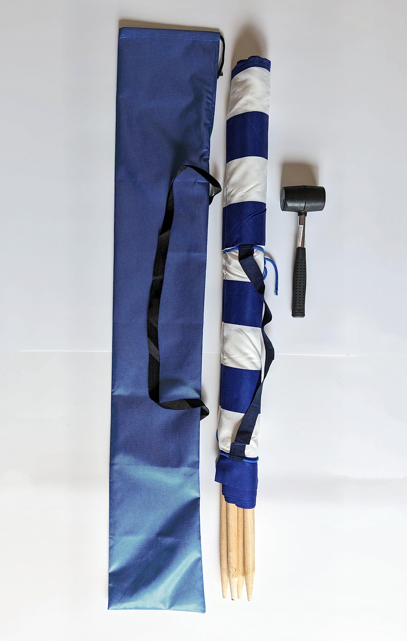 Frost Hats windscreen bag and mallet set for easy transport and setup