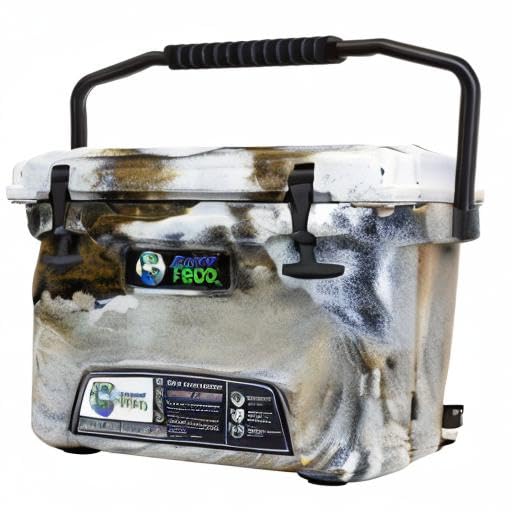 Two built-in bottle openers on Frosted Frog cooler for on-the-go refreshment.