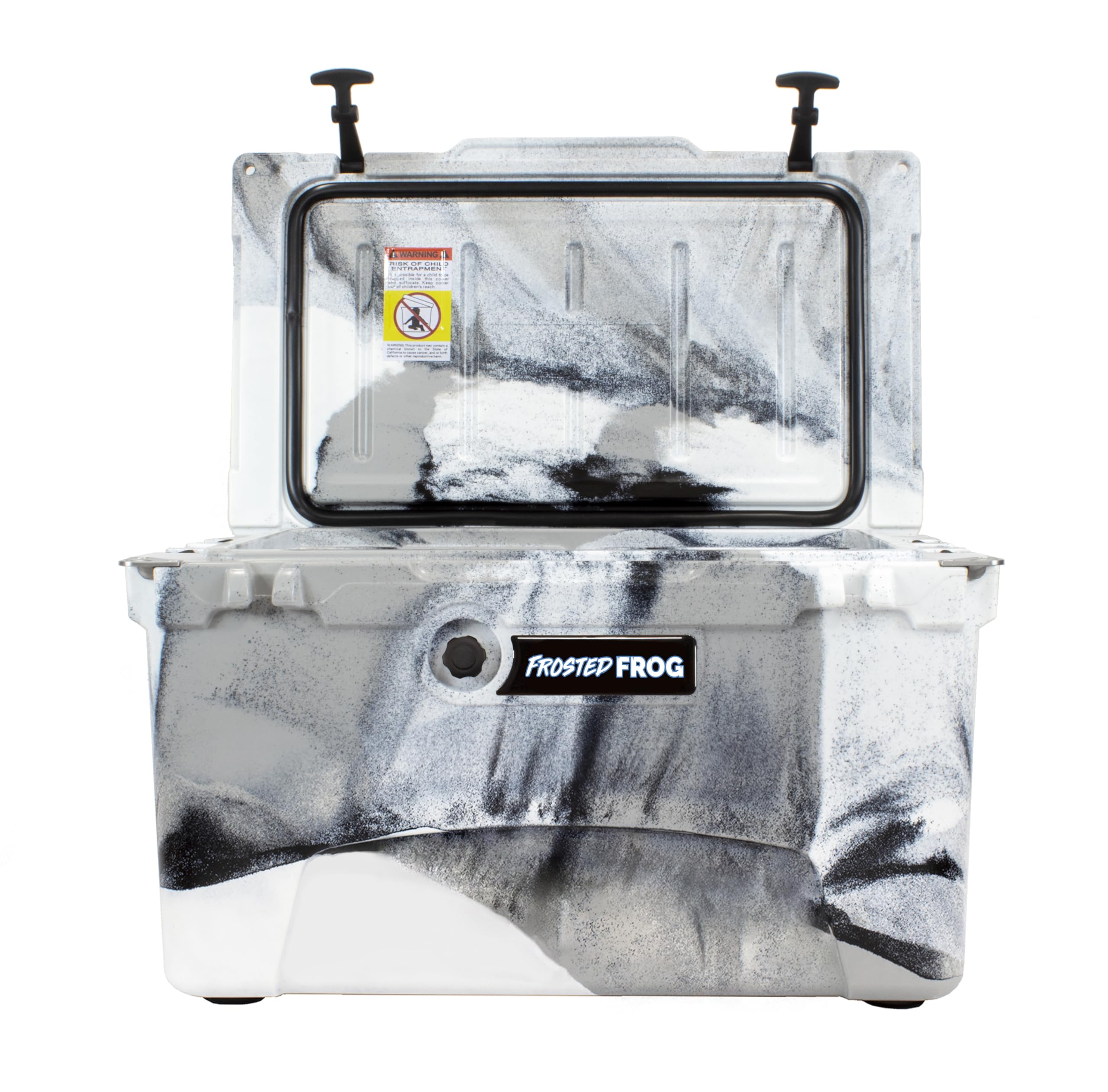 Frosted Frog interior LED light enables night-time drink access.