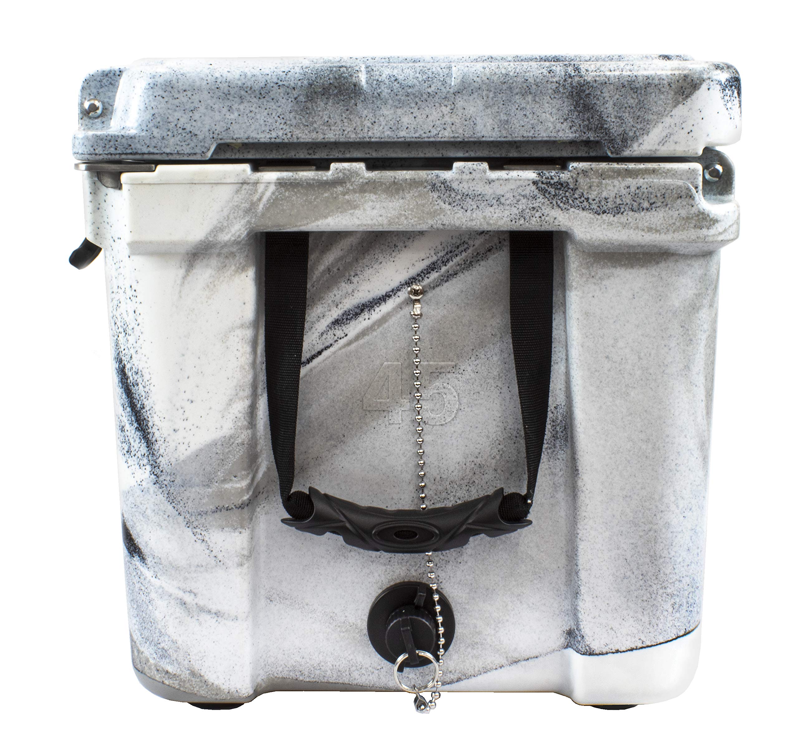 Frosted Frog freezer-style gasket seals in cold for longer freshness.