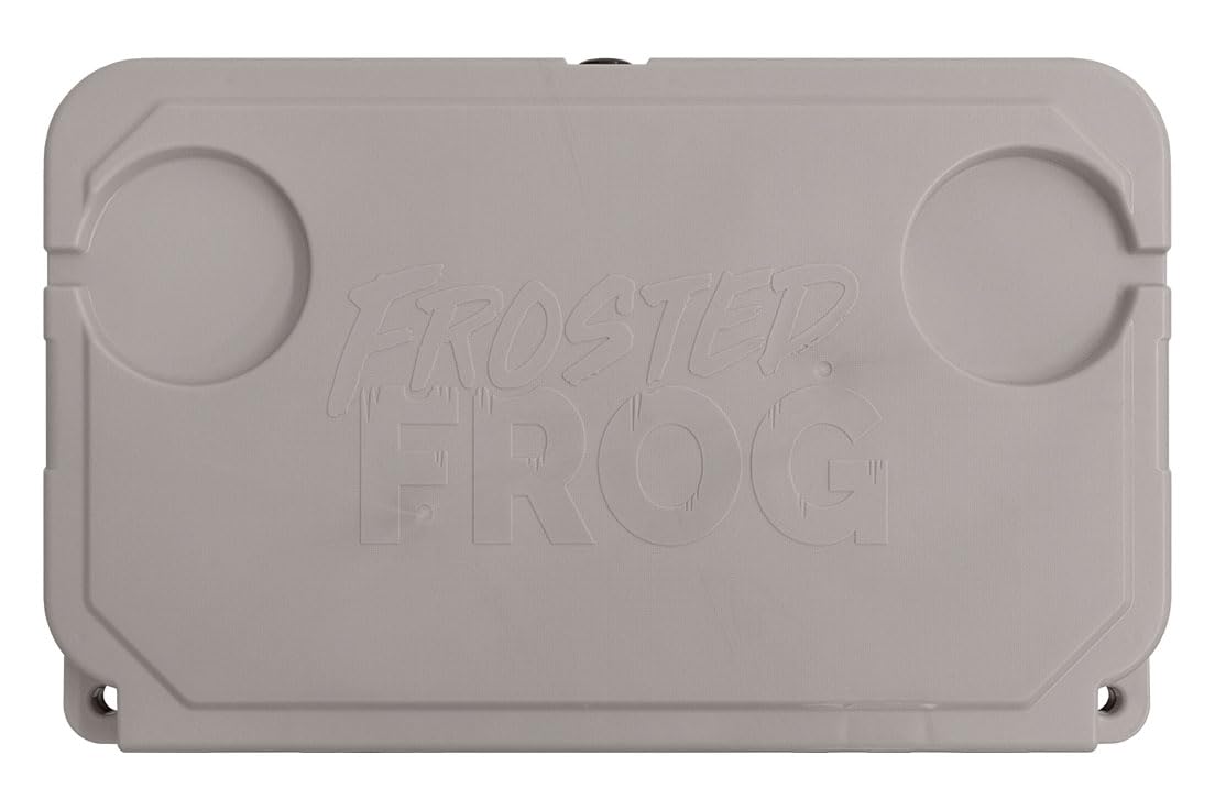 Compact 14QT Frosted Frog cooler ready for picnics and day trips.