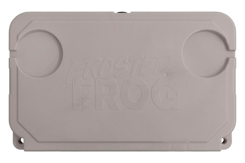Compact 14QT Frosted Frog cooler ready for picnics and day trips.