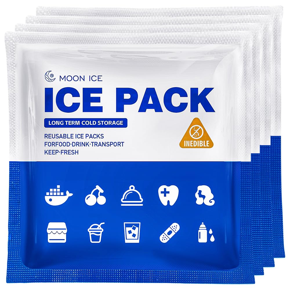 FrostIris blue ice pack 4x4 cooler image shows compact cooling for longer trips.