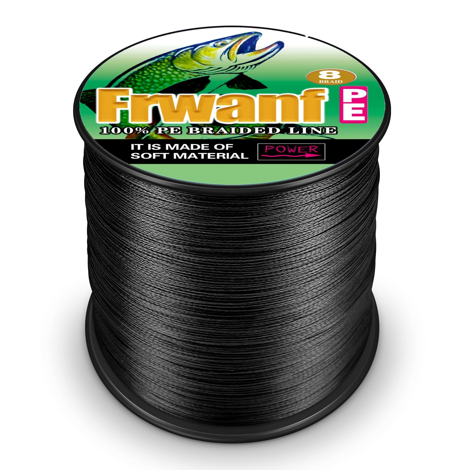 Frwanf 8 Strands Braided Line spool shows colorfast performance under sun and water