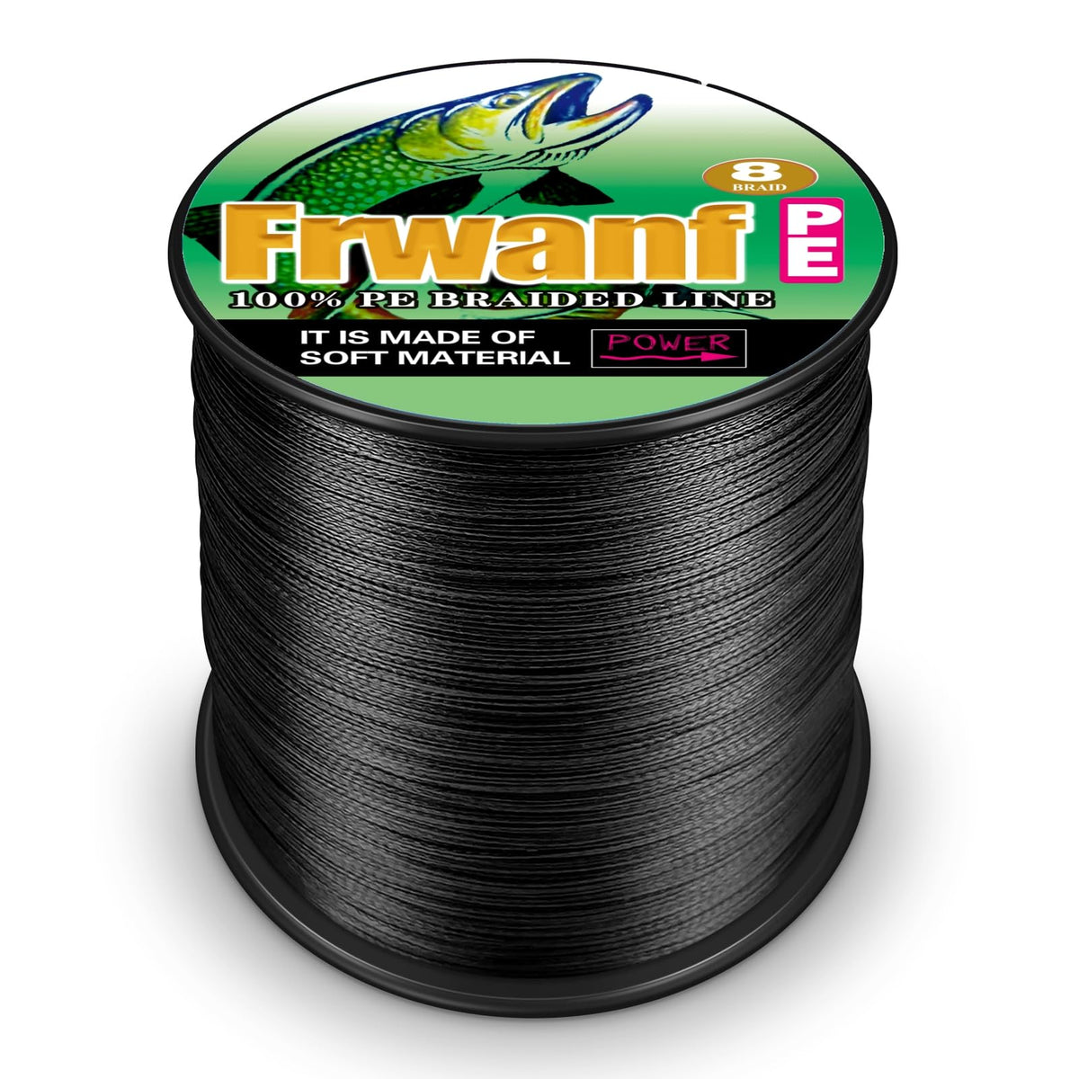 Frwanf 8 Strands Braided Line spool shows colorfast performance under sun and water