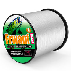 Frwanf 8-strand braided line strength closeup highlighting high tensile performance for big catches