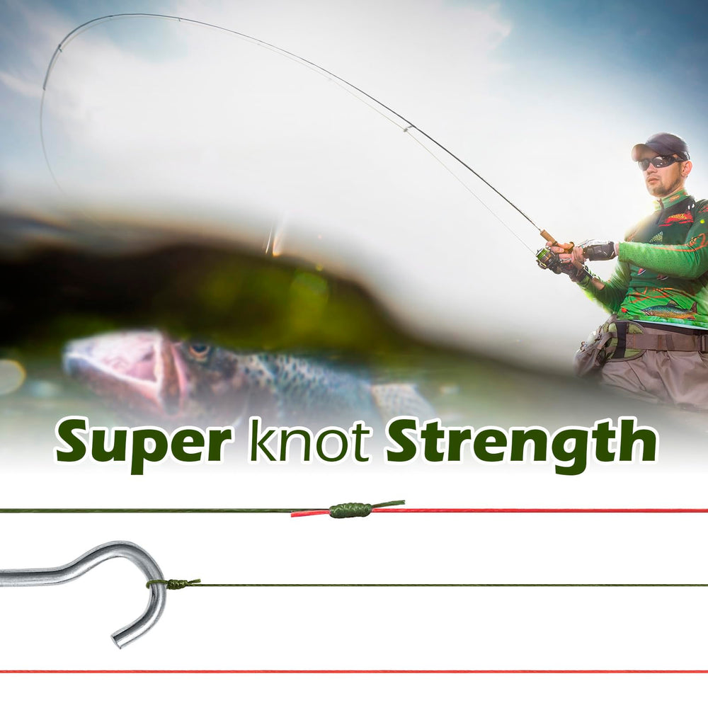 Frwanf 8-strand braided line performs in freshwater for versatile use