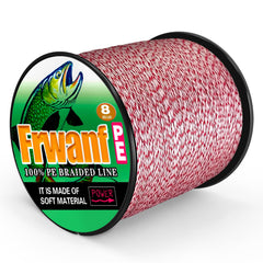 Frwanf 8-strand line weave detail highlights strength and precise control