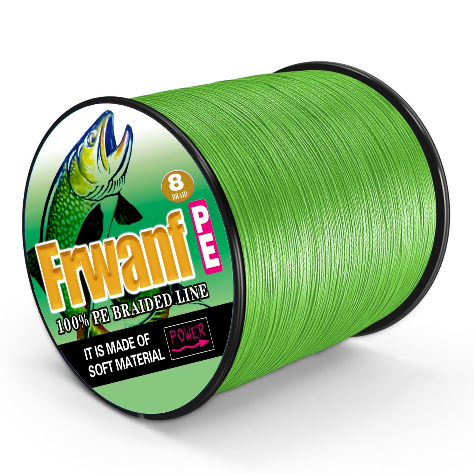 Frwanf braided line demonstrates high tensile strength during a tough reel-in