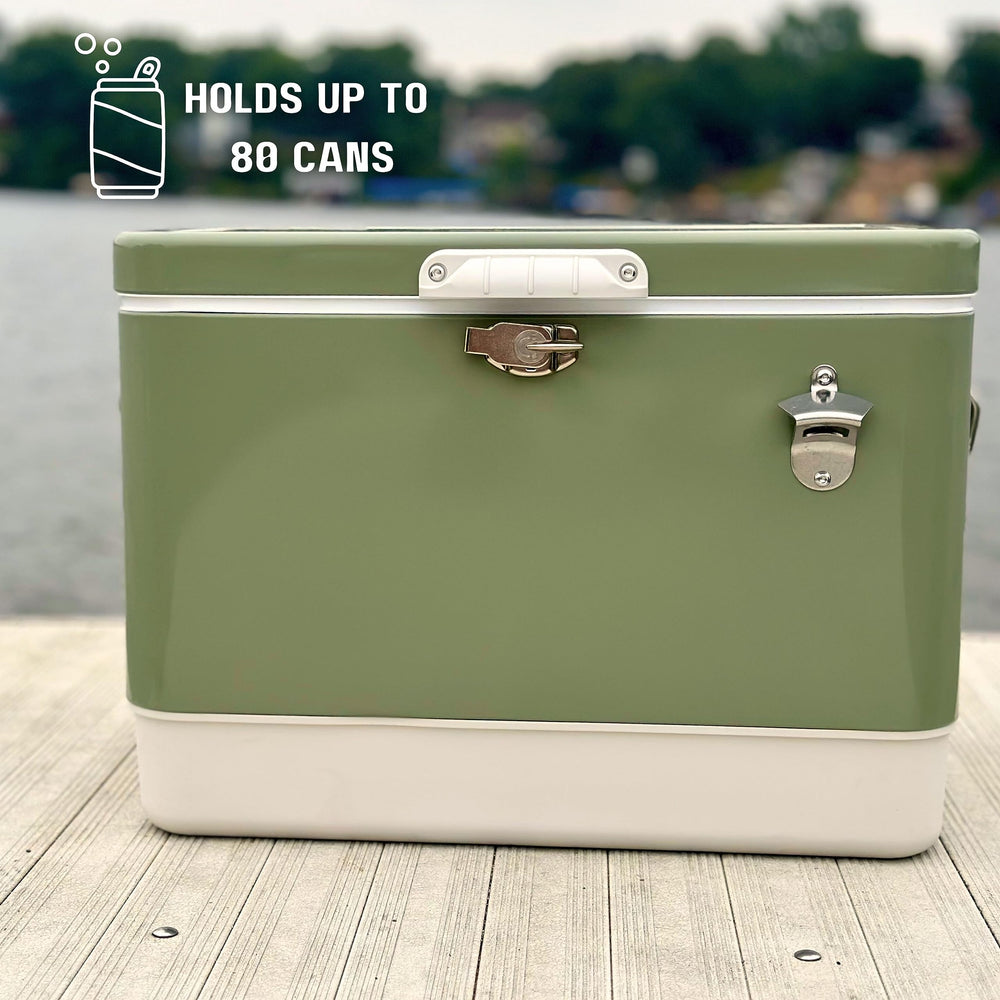 Side handles provide easy carrying for parks, campsites, or tailgates.