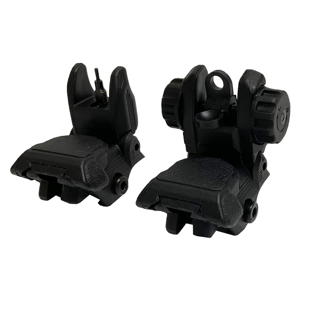 FSI polymer flip-up front sight on Picatinny rail for quick aiming and durability