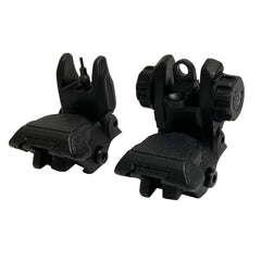 FSI polymer flip-up front sight on Picatinny rail for quick aiming and durability