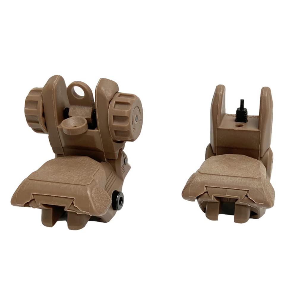 FSI polymer flip-up front sight in tan finish for quick target lock