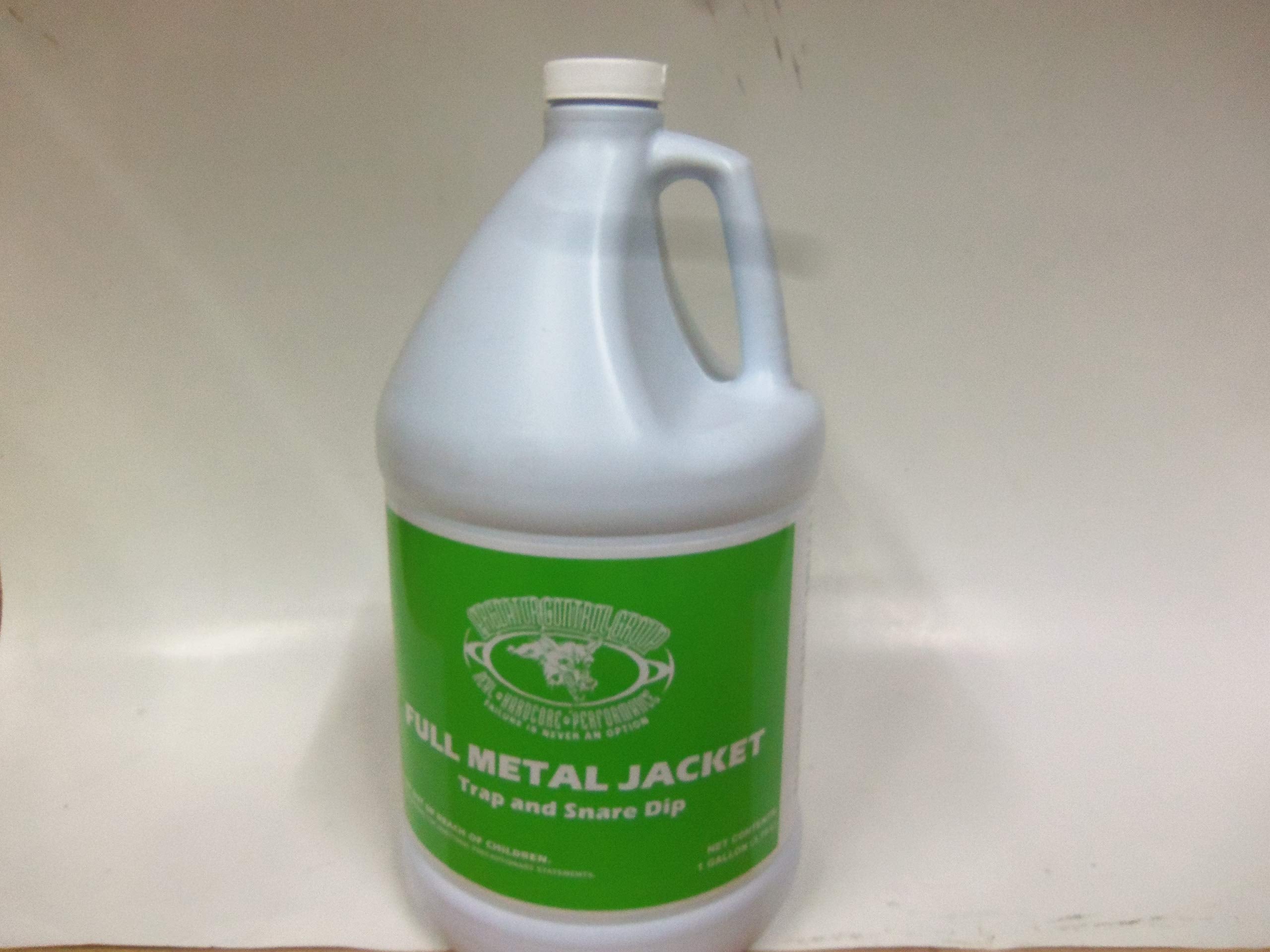 F&T Full Metal Jacket trap dip applied to a trap for odor control and rust protection outdoors.