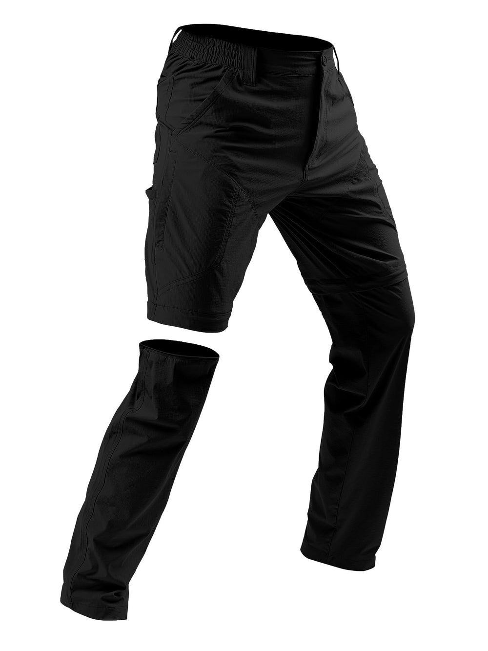FTAZWBD men's hiking convertible pants front view for versatile outdoor wear