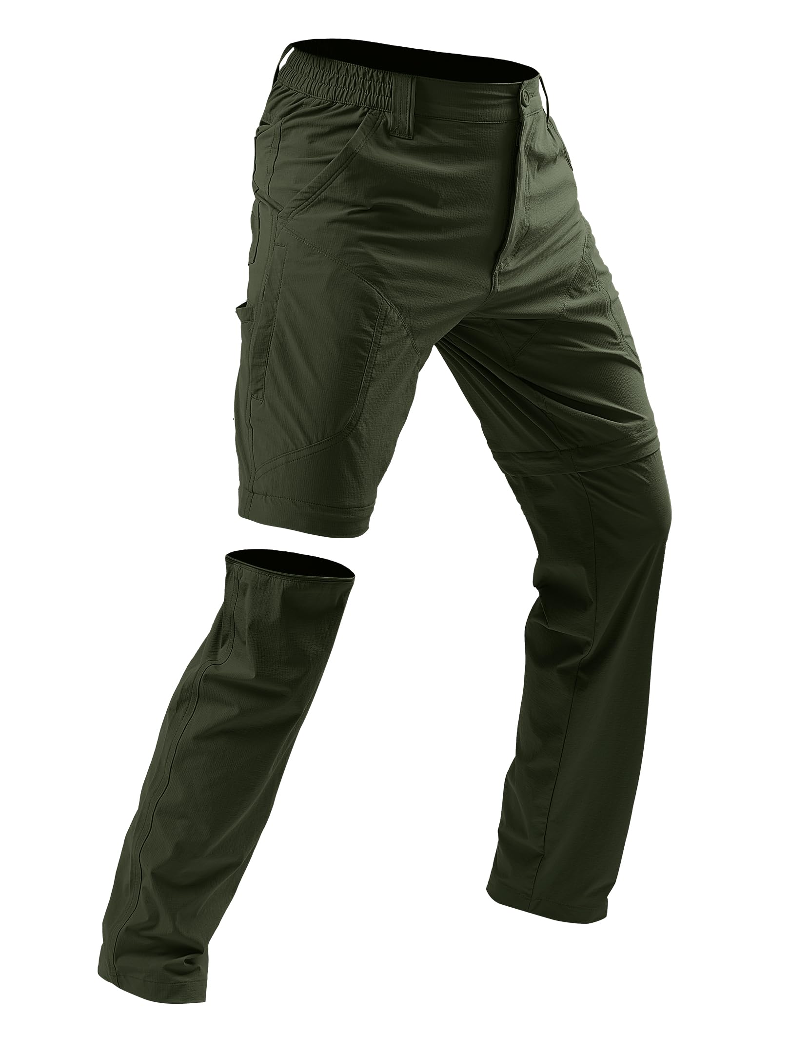 FTAZWBD Mens Hiking Convertible Pants with zip-off legs for versatile outdoor comfort.