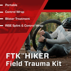 FTK Rise Splint included for in-field stabilization of sprains or minor injuries