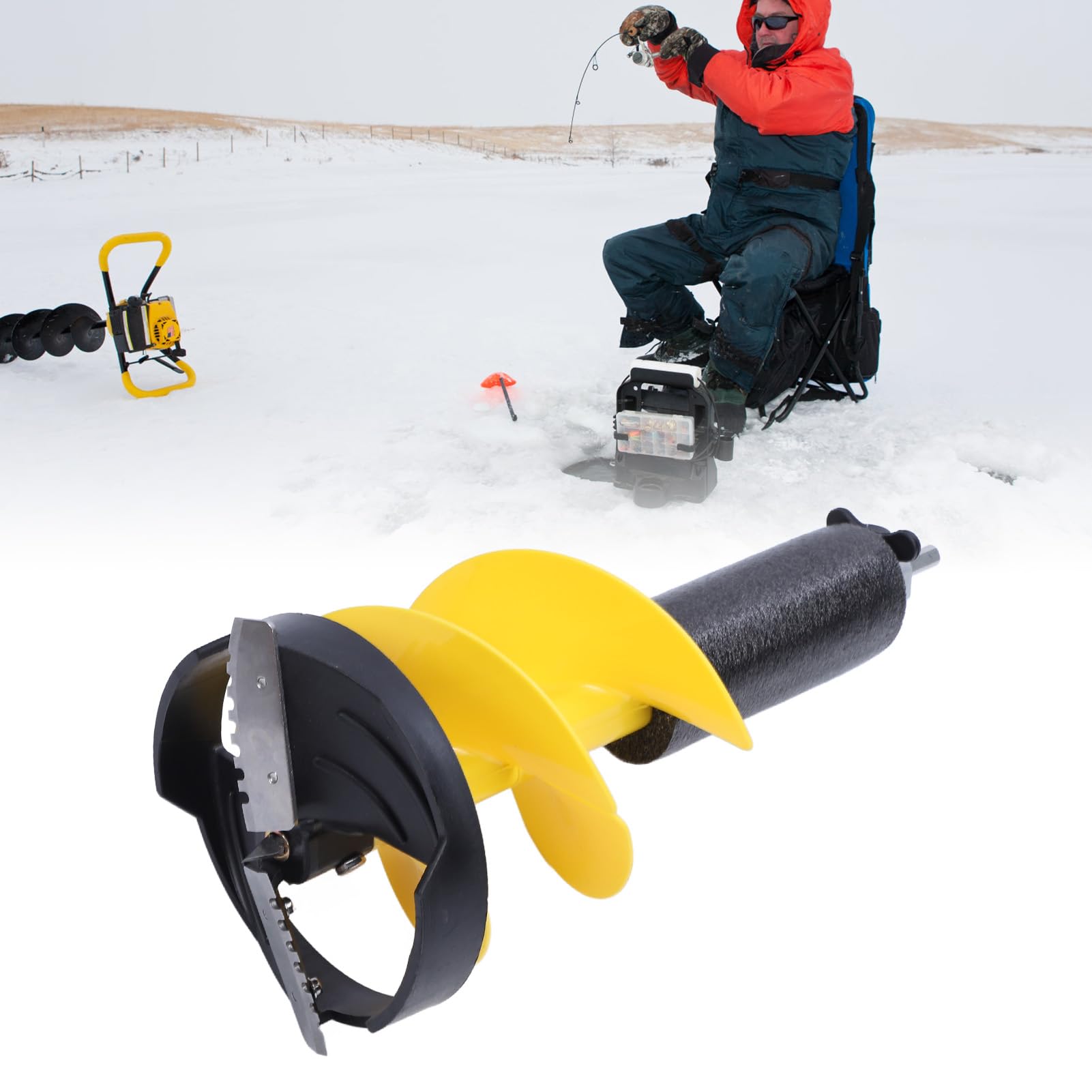 FTVOGUE easy setup promotes confident drilling on frozen lakes.