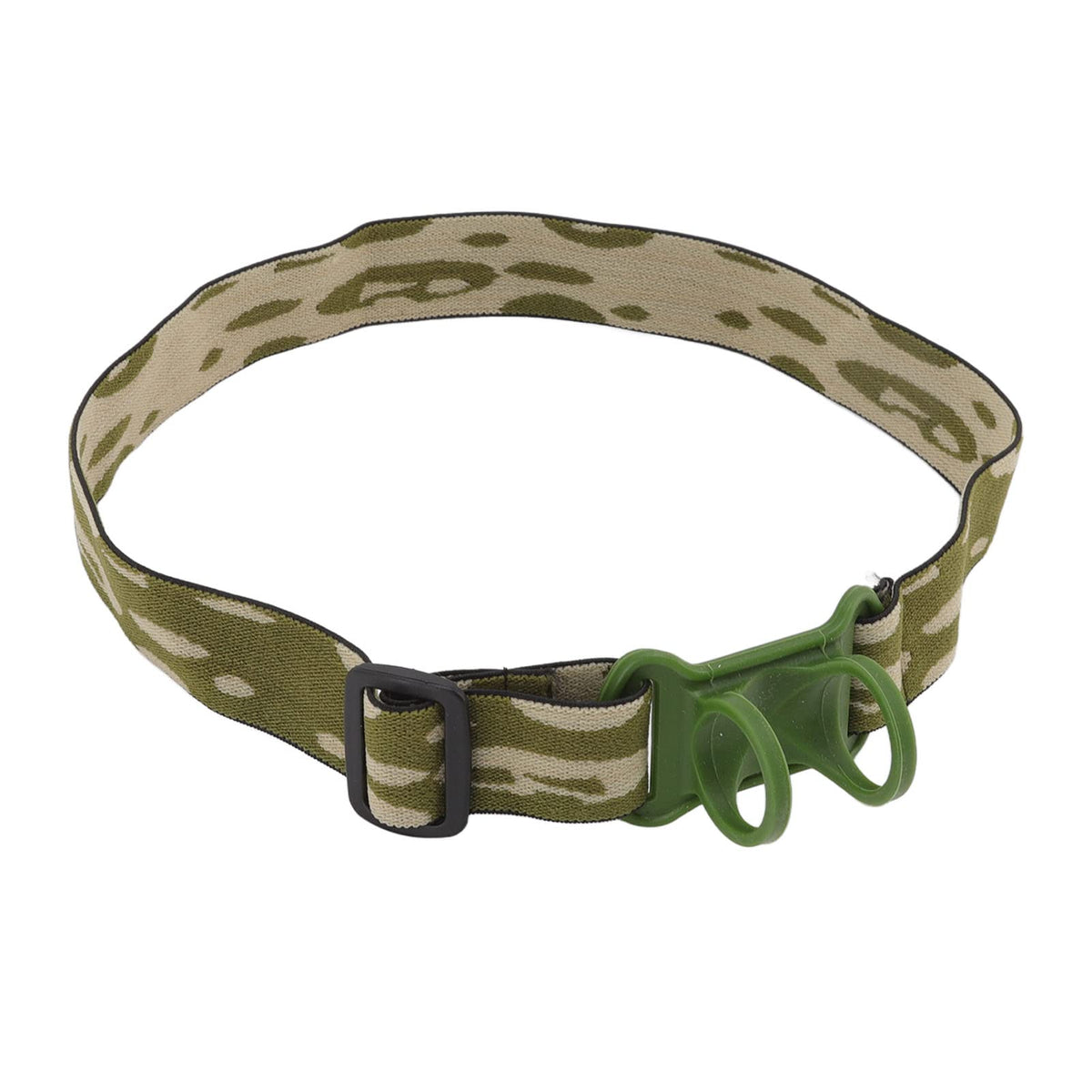 FTVOGUE elastic headlamp strap side view for secure hands-free wear during night hikes