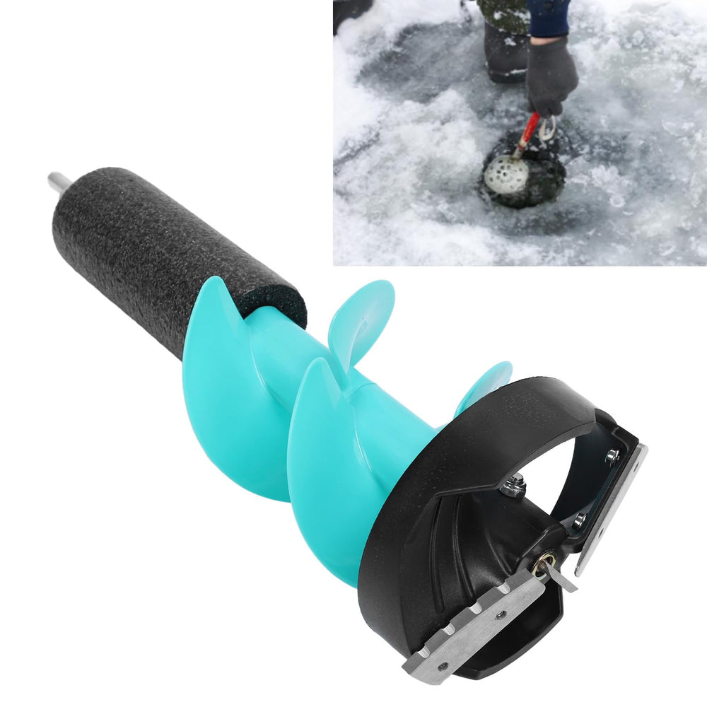 FTVOGUE ice drilling action demonstrates fast hole creation
