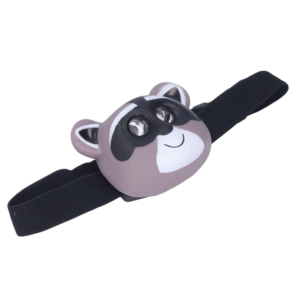 FTVOGUE Kids Headlamp with raccoon face for engaging nighttime play.