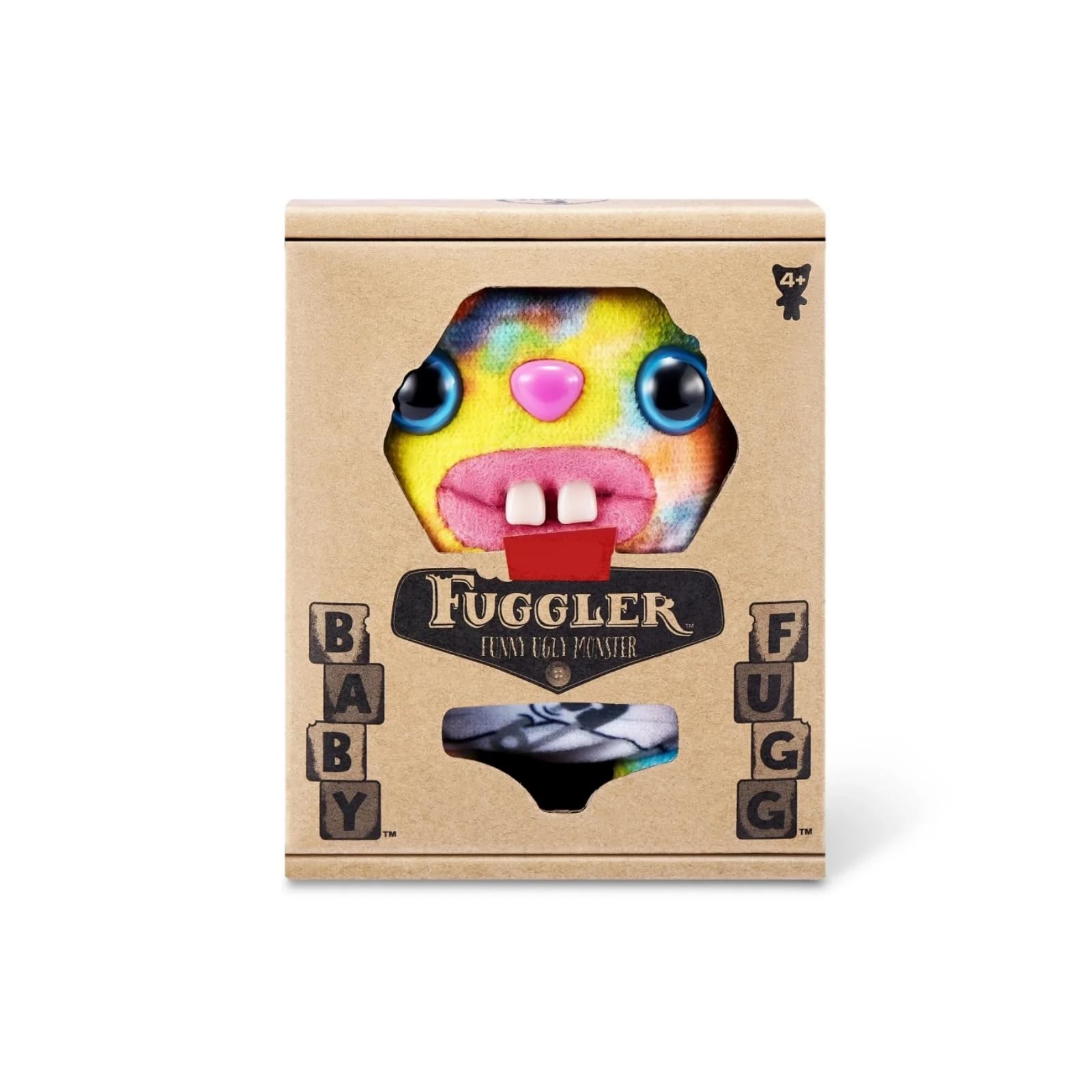 Fuggler-Baby Fuggs 3.5 inch side shot, bright colors for imaginative play.