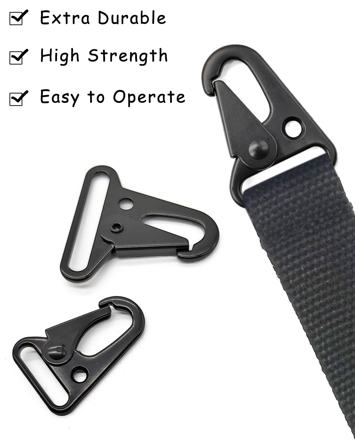 Fujiyuan paracord sling clip 1.5in for bags and bottles.
