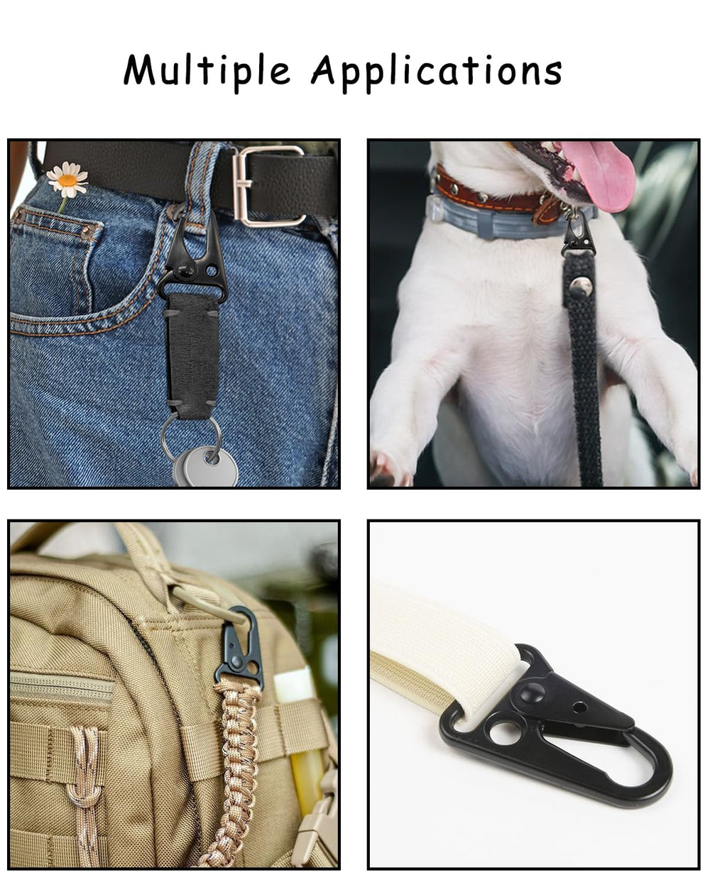 Fujiyuan clips keep flashlight within reach during trips