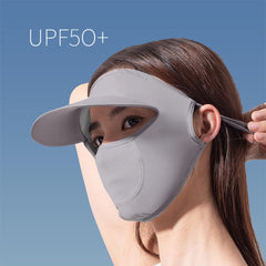 One size fits most with elastic side bands for secure fit