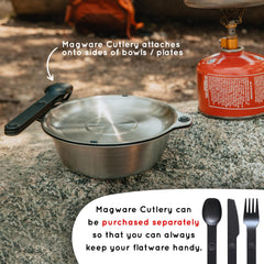 Full Windsor MAGWARE compact dining set ideal for camping and picnics.