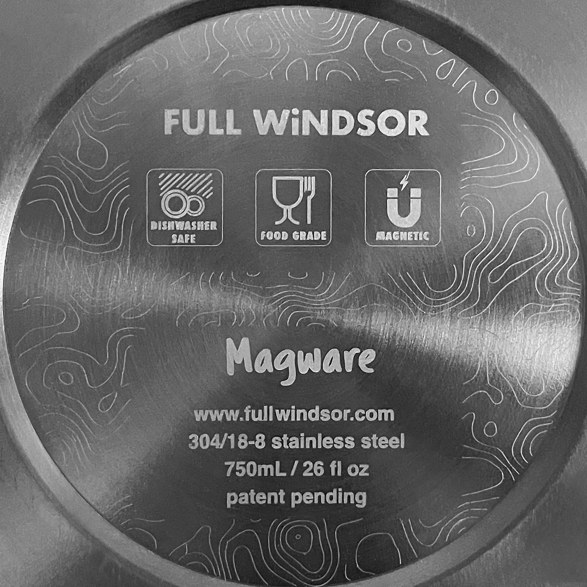 Full Windsor MAGWARE reusable eco-friendly dinnerware for outdoor dining.