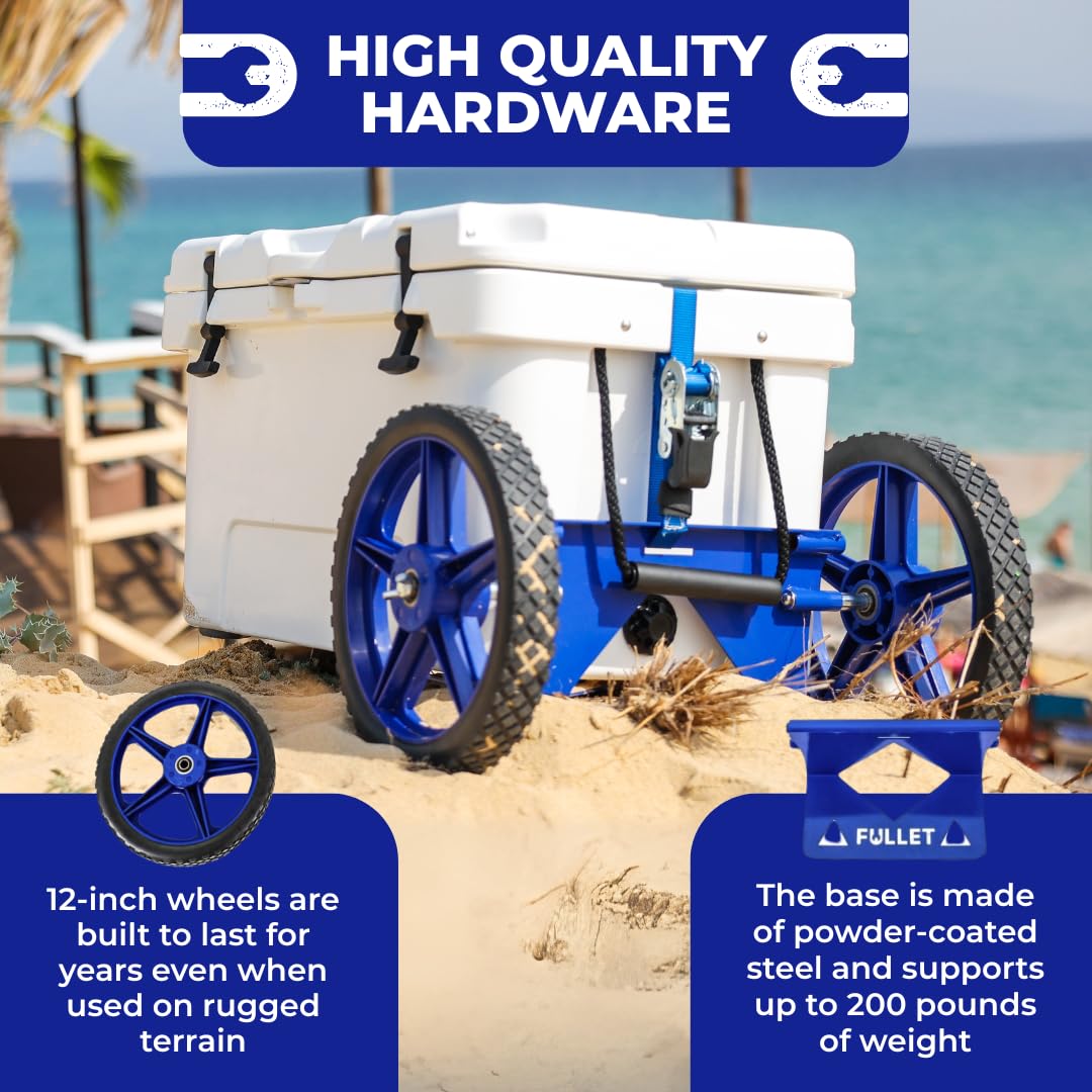 Fullet rust-resistant stainless steel construction resists corrosion in coastal environments.