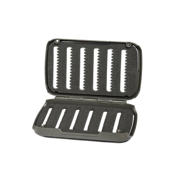 Fulling Mill Fly Patch interior showing twin foam pads for organization