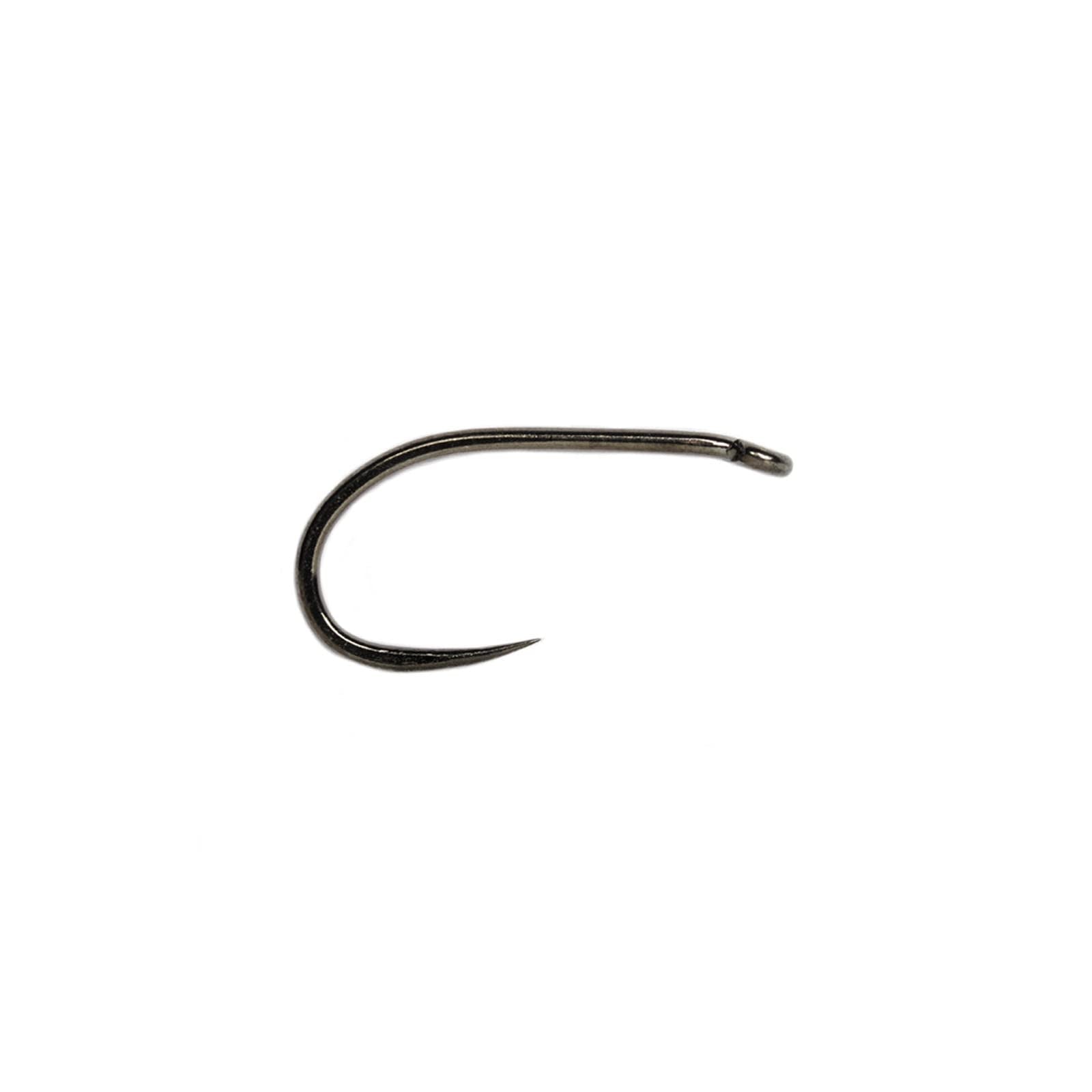Fulling Mill Grab Gape Heavy Barbless Hook size 14 for strong nymphs and emergers.