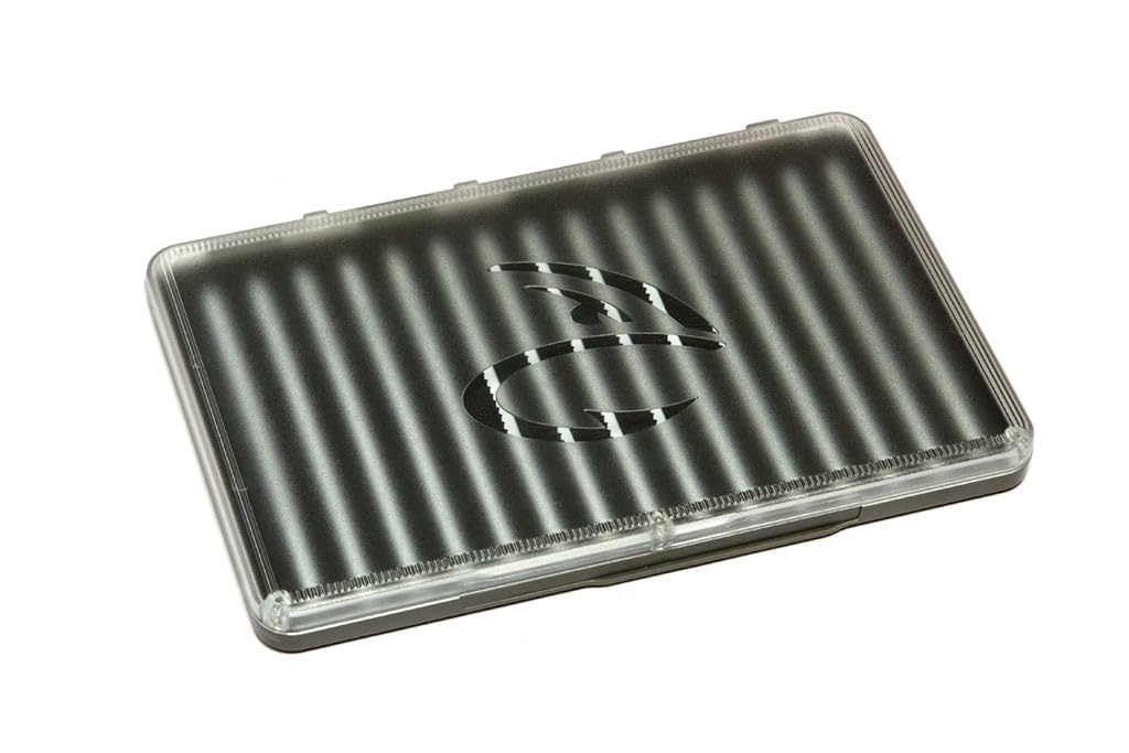 Fulling Mill Guide Box in a boat bag for quick fly access