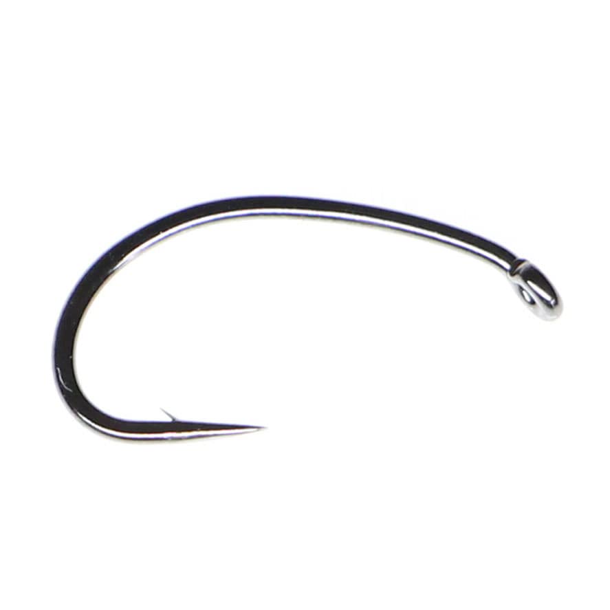 Fulling Mill Heavyweight Grub Nymph Hook in black nickel for quick-sinking nymph patterns