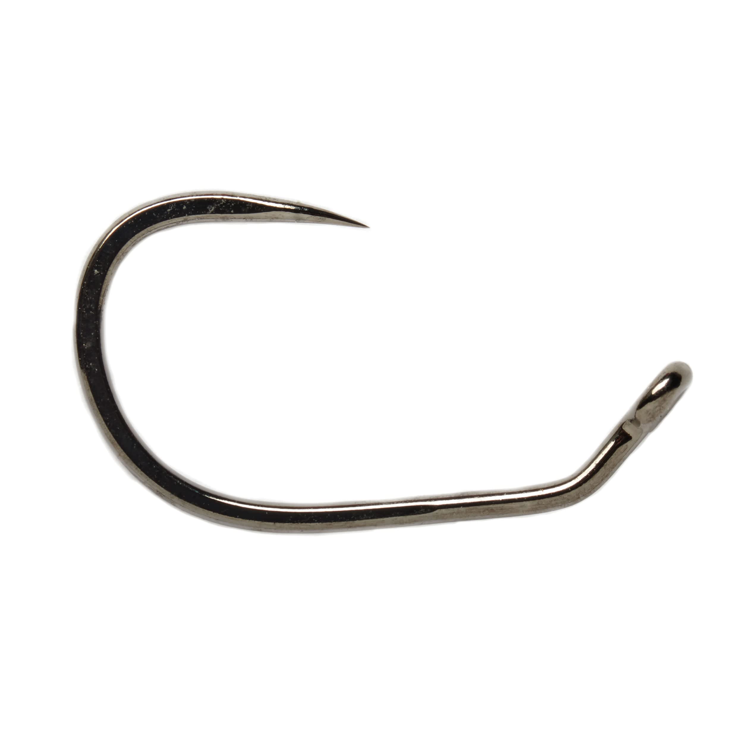 Fulling Mill Jig Force hook close-up highlights wide gape for confident hookups.