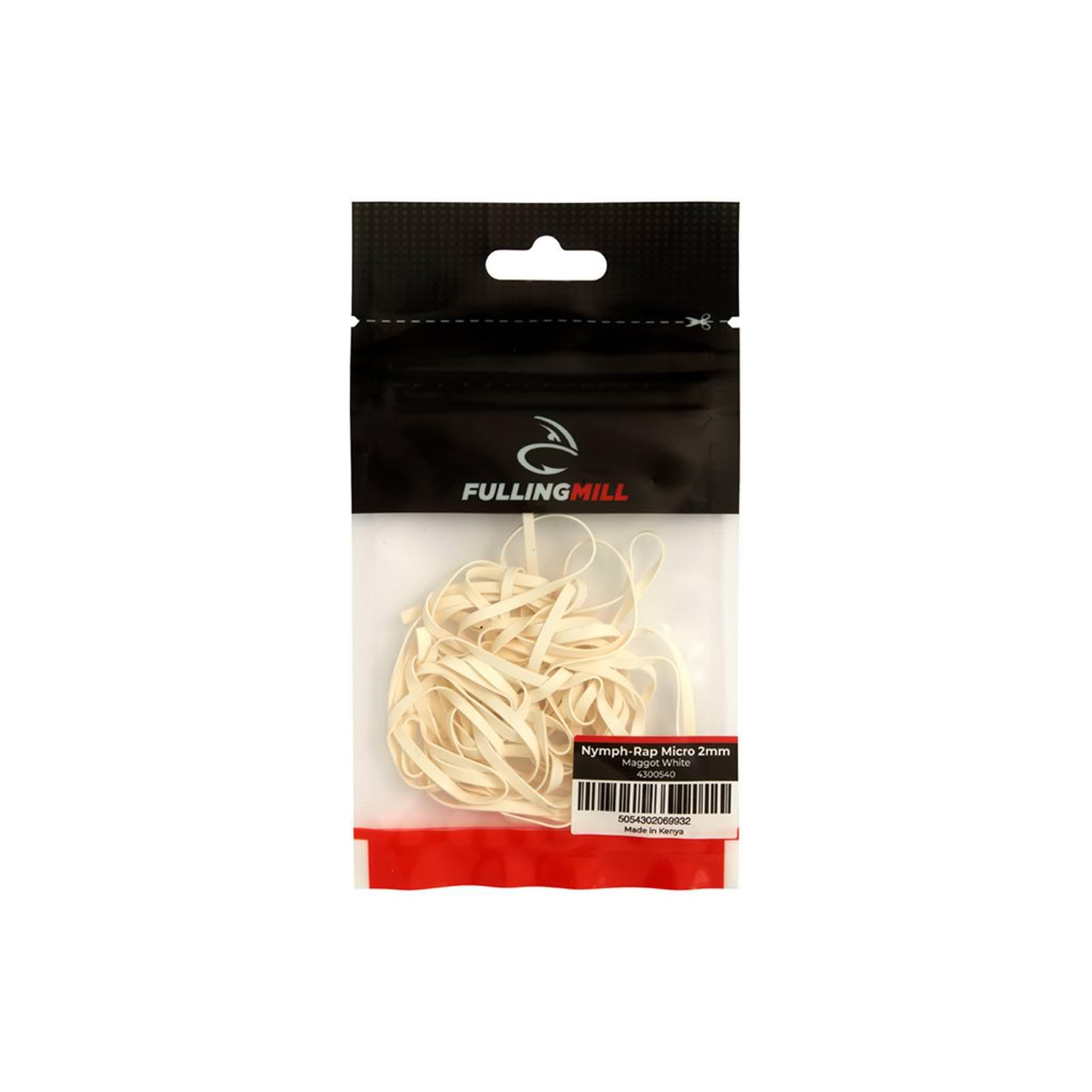Fulling Mill Nymph-Rap Micro 2mm strips create lifelike nymph bodies with flexible, natural feel.