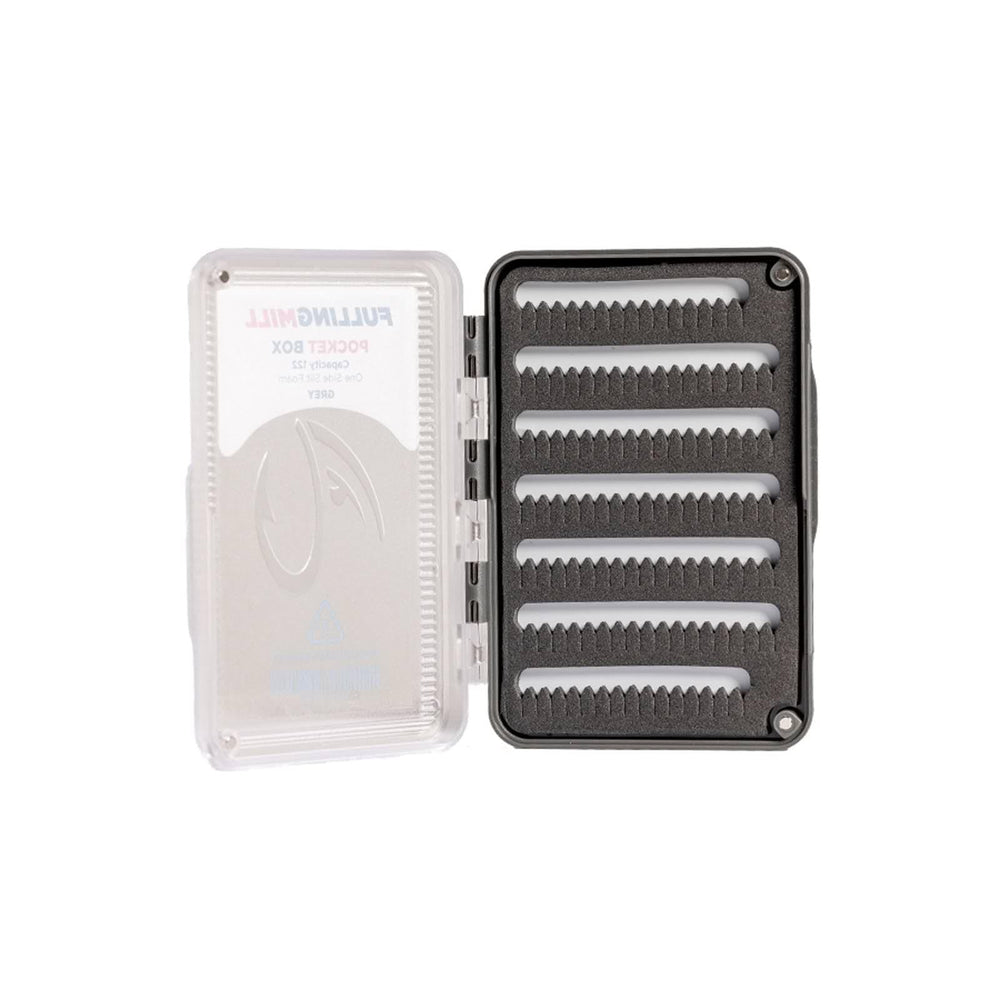 Fulling Mill Pocket Box Gray lid view highlights visibility