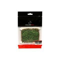 Fulling Mill Shimmer Chenille Medium Olive Brown for dressing Stillwater patterns with pearlescent shine