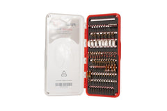 Fulling Mill Stealth Fly Box with frosted lid showing compact travel-friendly design.